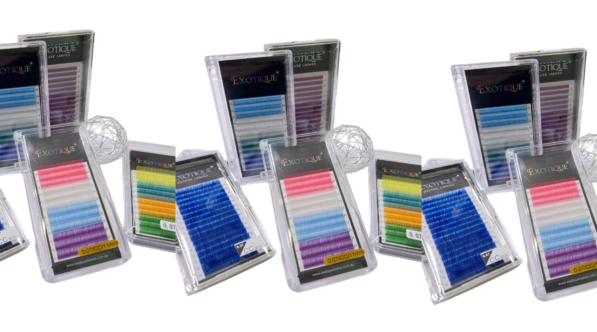 Coloured Lash Trays - Exotique Lashes