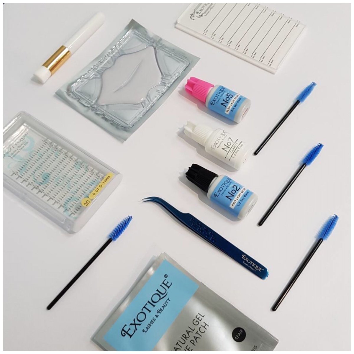 Lash Pads, Tape, Glues, Tweezers & Other Tools - Exotique Lashes