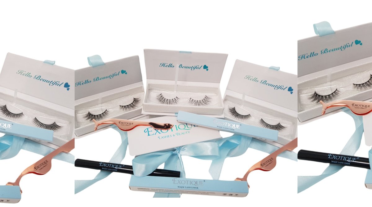 Strip Lashes and Magic Liner - Exotique Lashes