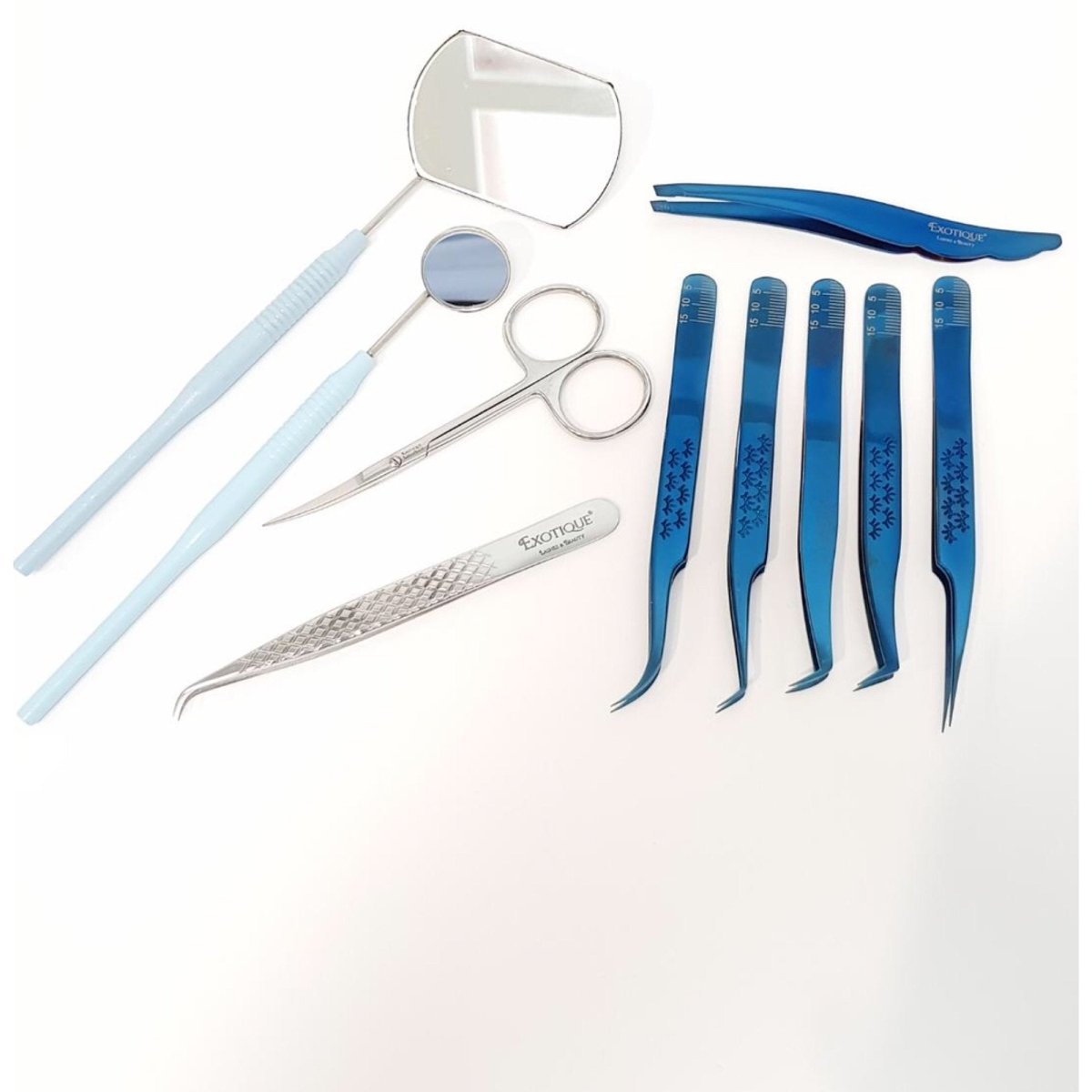 Tweezers, Scissors & Lash Mirrors - Exotique Lashes