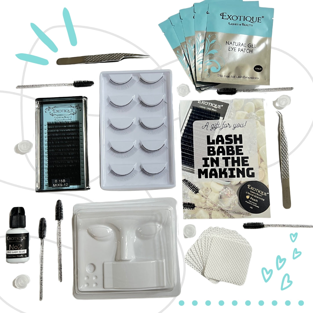 Eyelash Extension Kit - Teaser Practice Kit