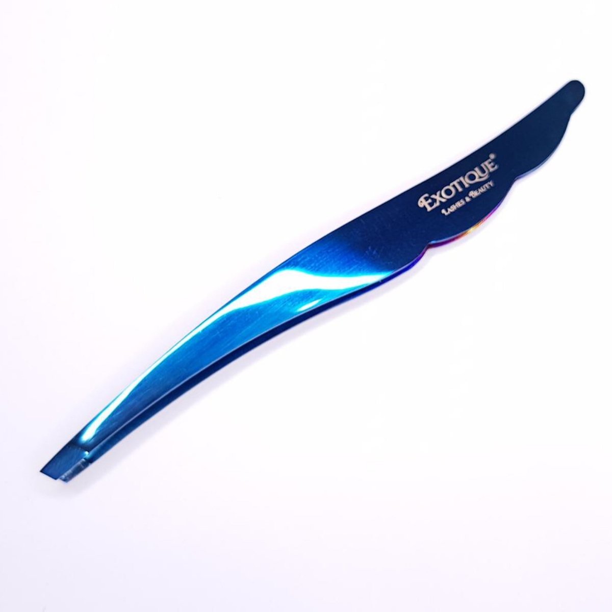 Brow Tweezers - Sapphire Blue - Exotique Lashes