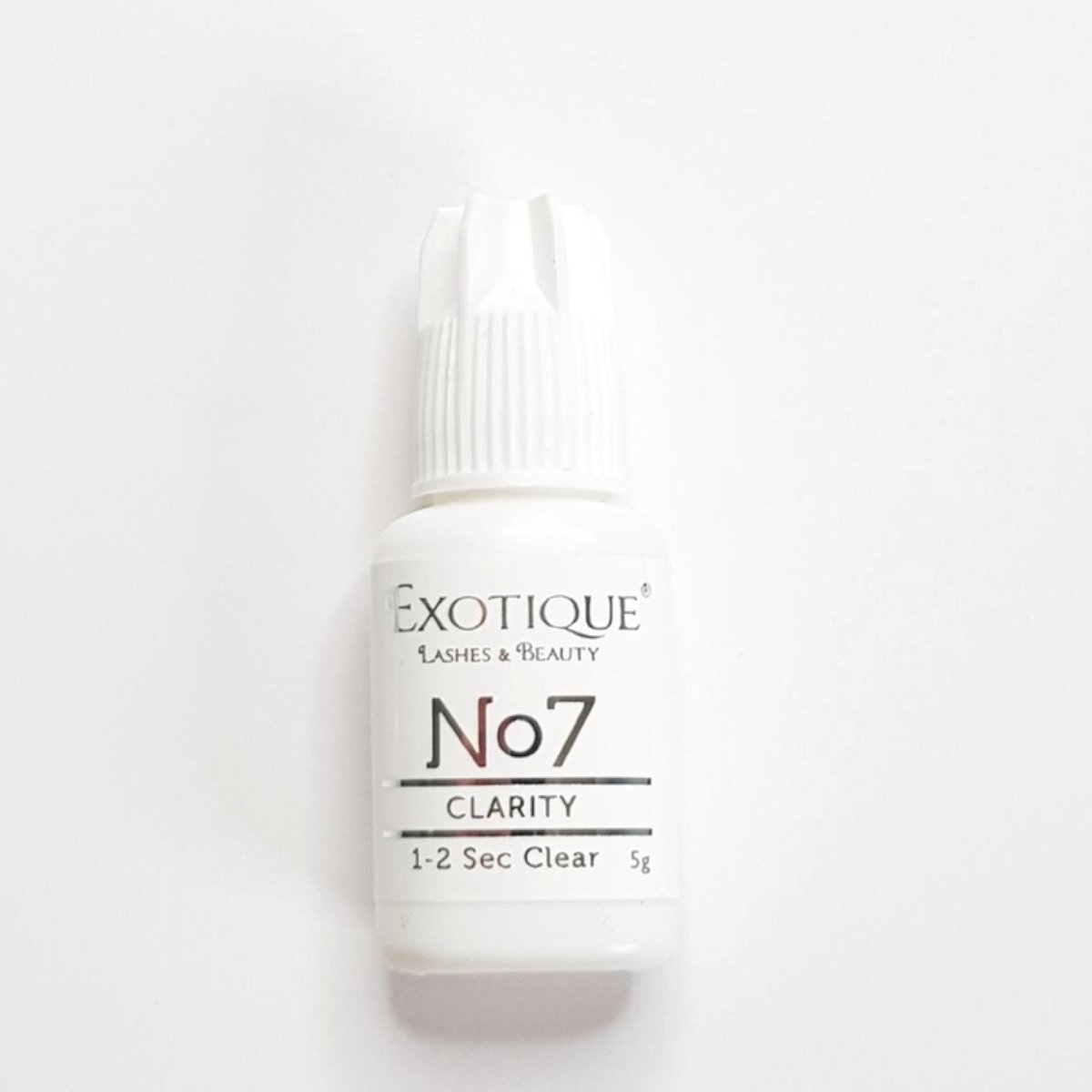 Clear Lash Glue - Clarity No7 Eyelash Extension Glue 1 - 2 sec - Exotique Lashes