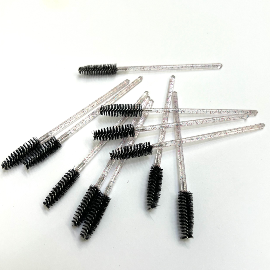 Glitter Mascara Wands - 50-PK or Bulk packs of 250pieces. - Exotique Lashes