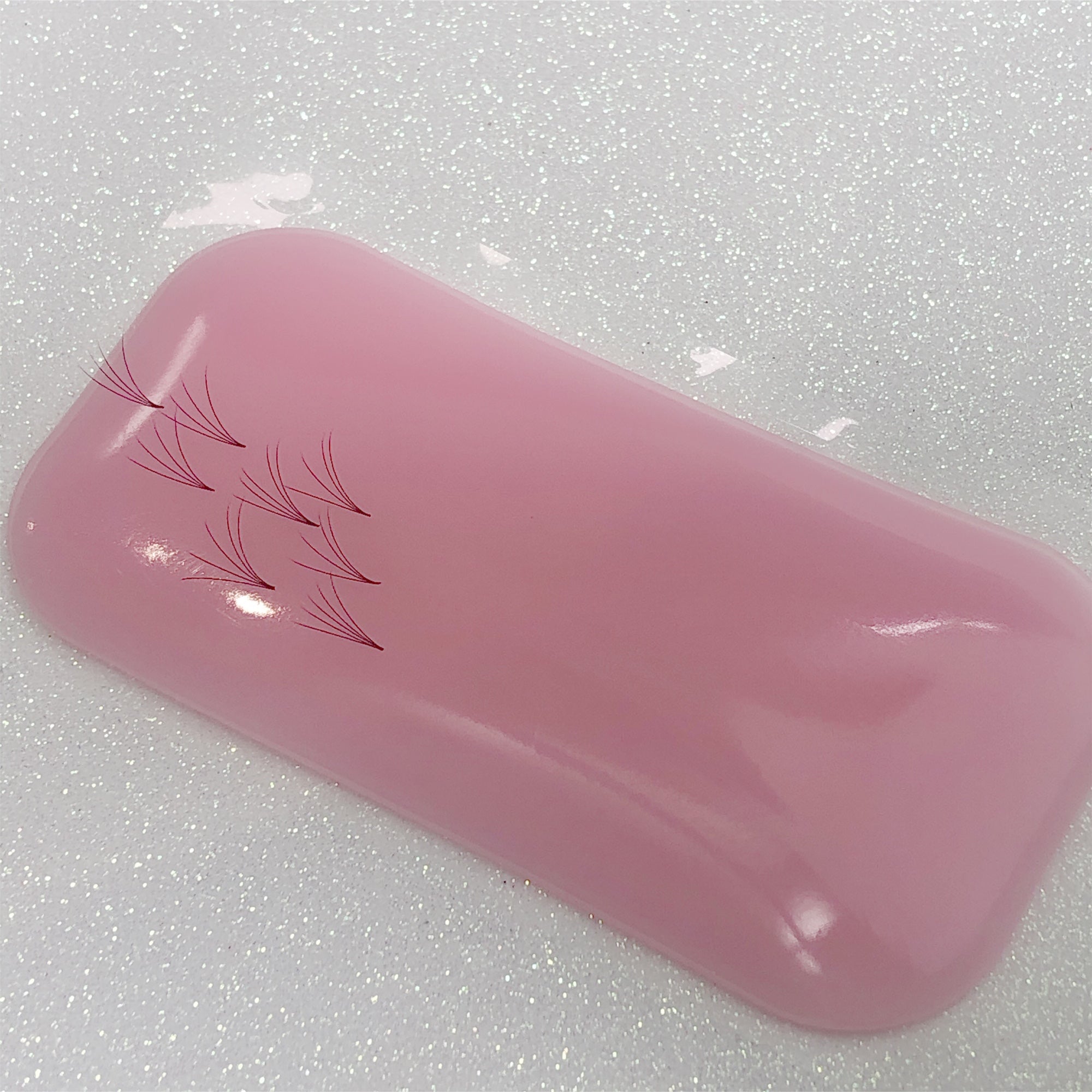 Silicone sticky Lash pad by Exotique Lashes - Pink or Clear - Exotique Lashes