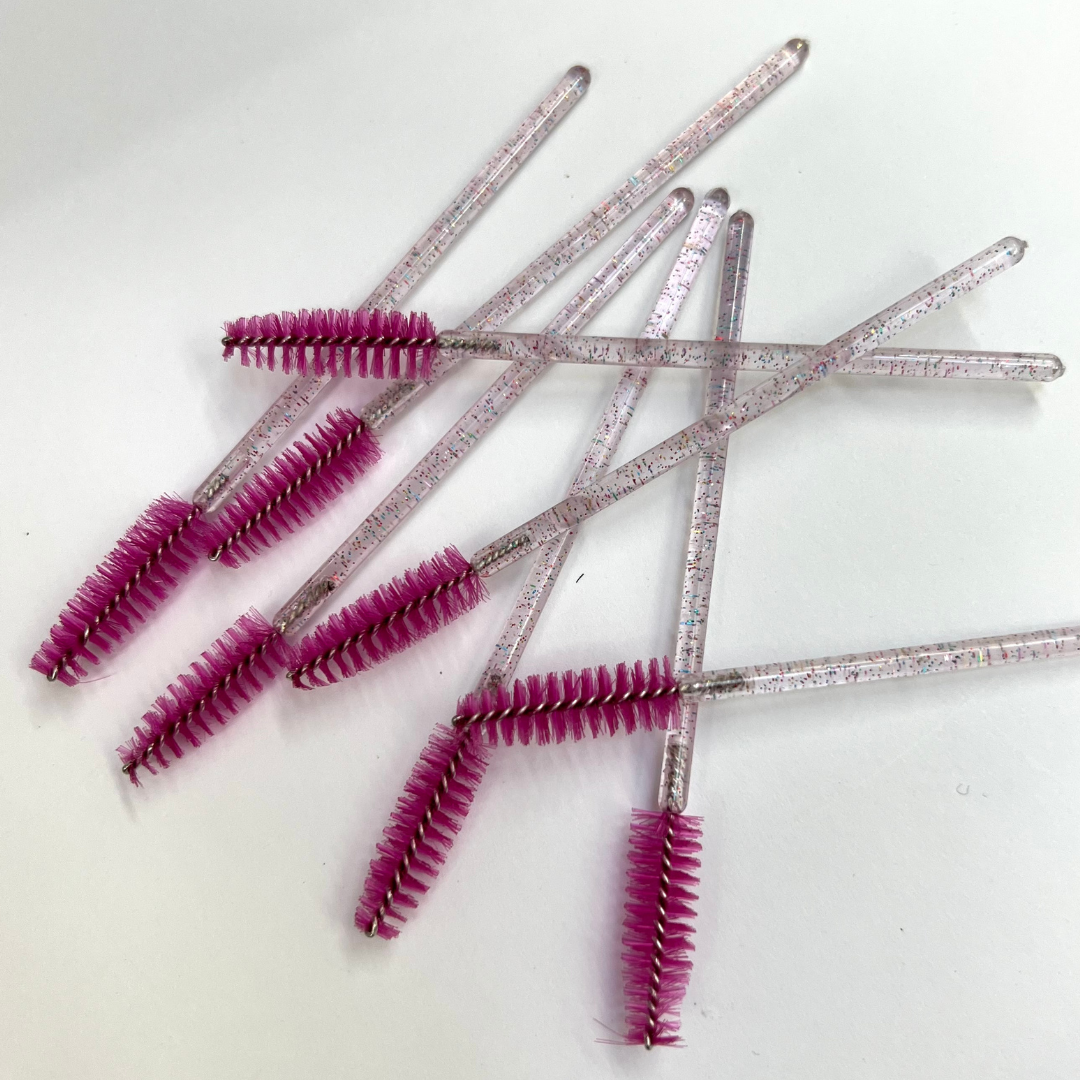 Glitter Mascara Wands - 50-PK or Bulk packs of 250pieces. - Exotique Lashes