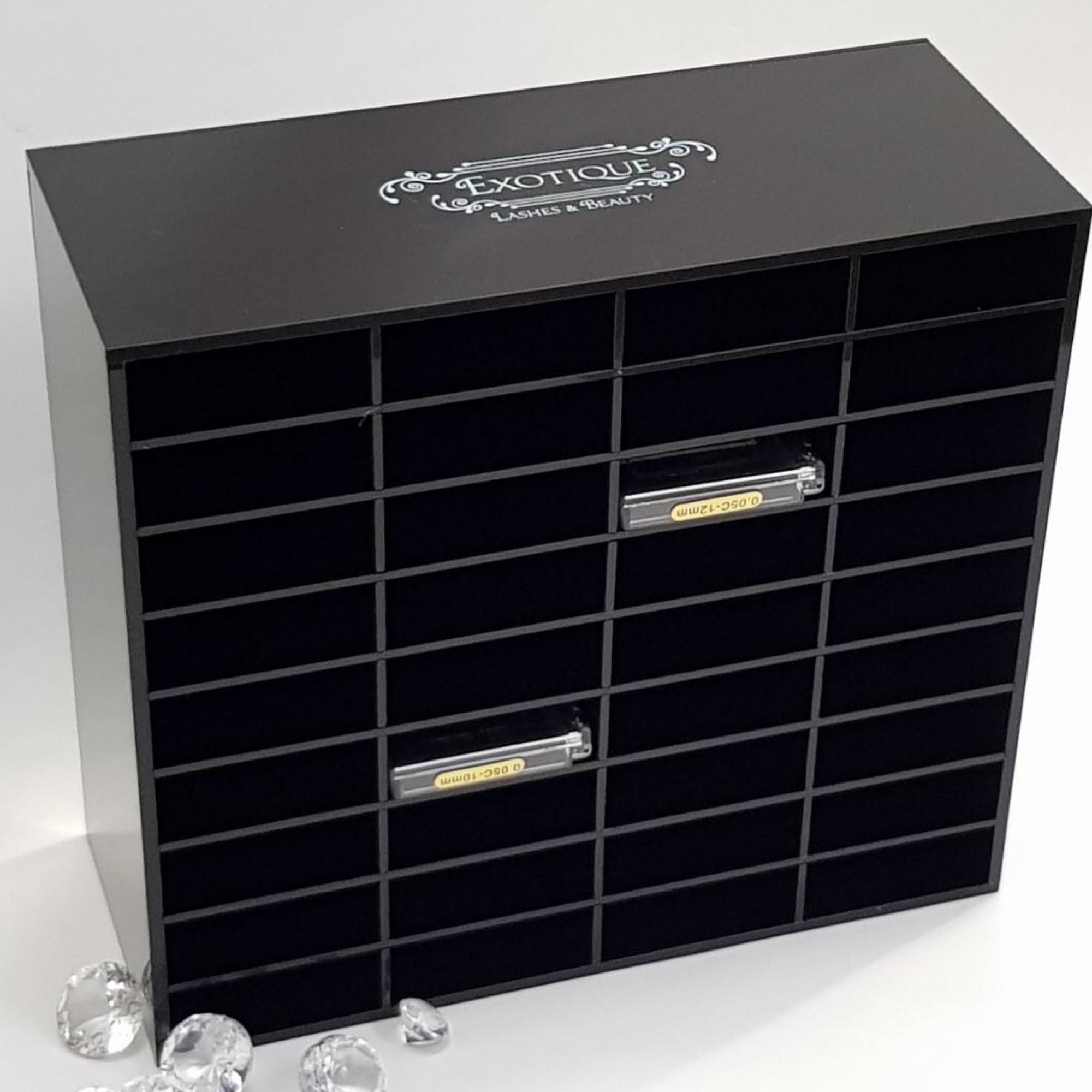 Lash Tray storage Shelf/Unit holds 36 Trays - Exotique  Lashes