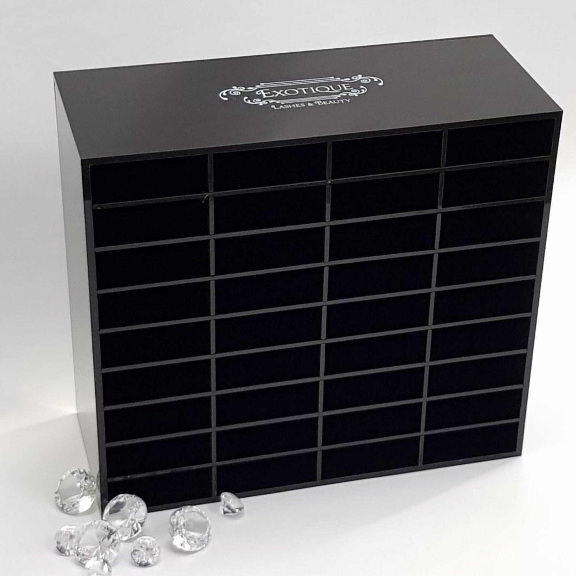 Lash Tray storage Shelf/Unit holds 36 Trays - Exotique  Lashes