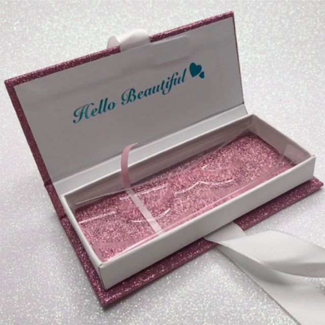 Strip Lash Empty Boxes - Pink - Exotique Lashes