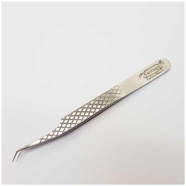 Tweezer with an angled tip - Exotique  Lashes