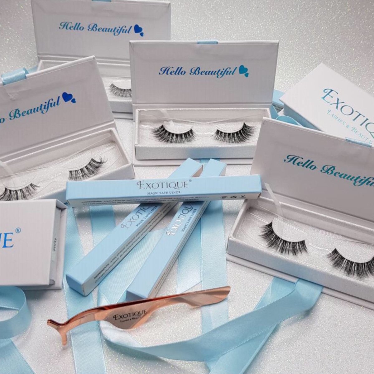 Magic Adhesive Liner And Strip Lashes - Exotique  Lashes