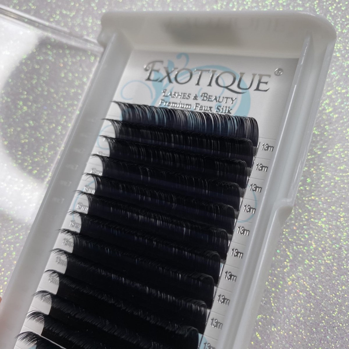 0.05 Lash Trays. C or D Curls 16 row Trays. - Exotique Lashes