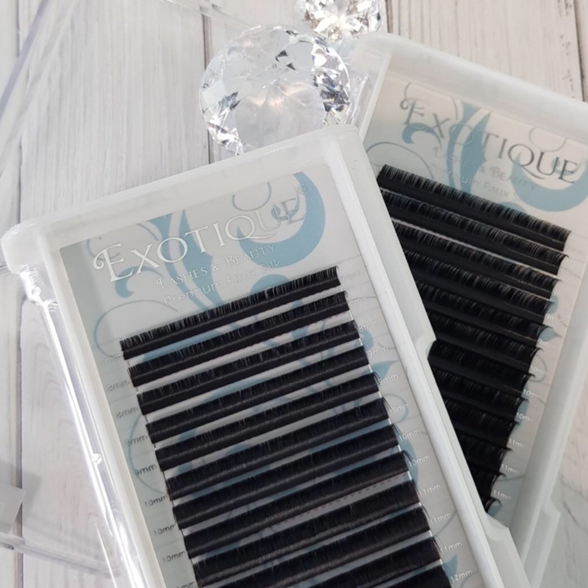 0.05 Mixed Lash Trays 7mm - 14mm C or D Curls - Exotique Lashes