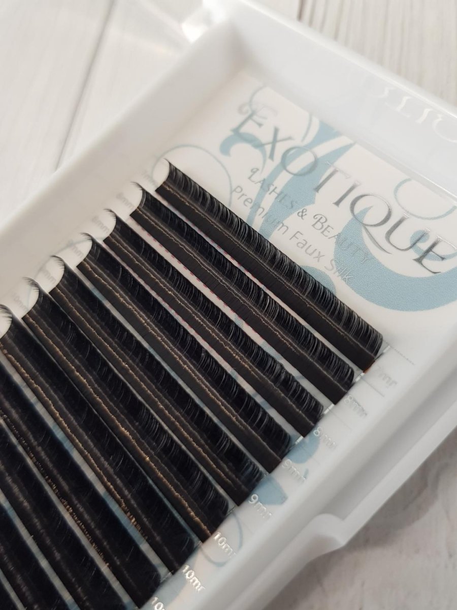 0.05 Mixed Lash Trays 7mm - 14mm C or D Curls - Exotique Lashes