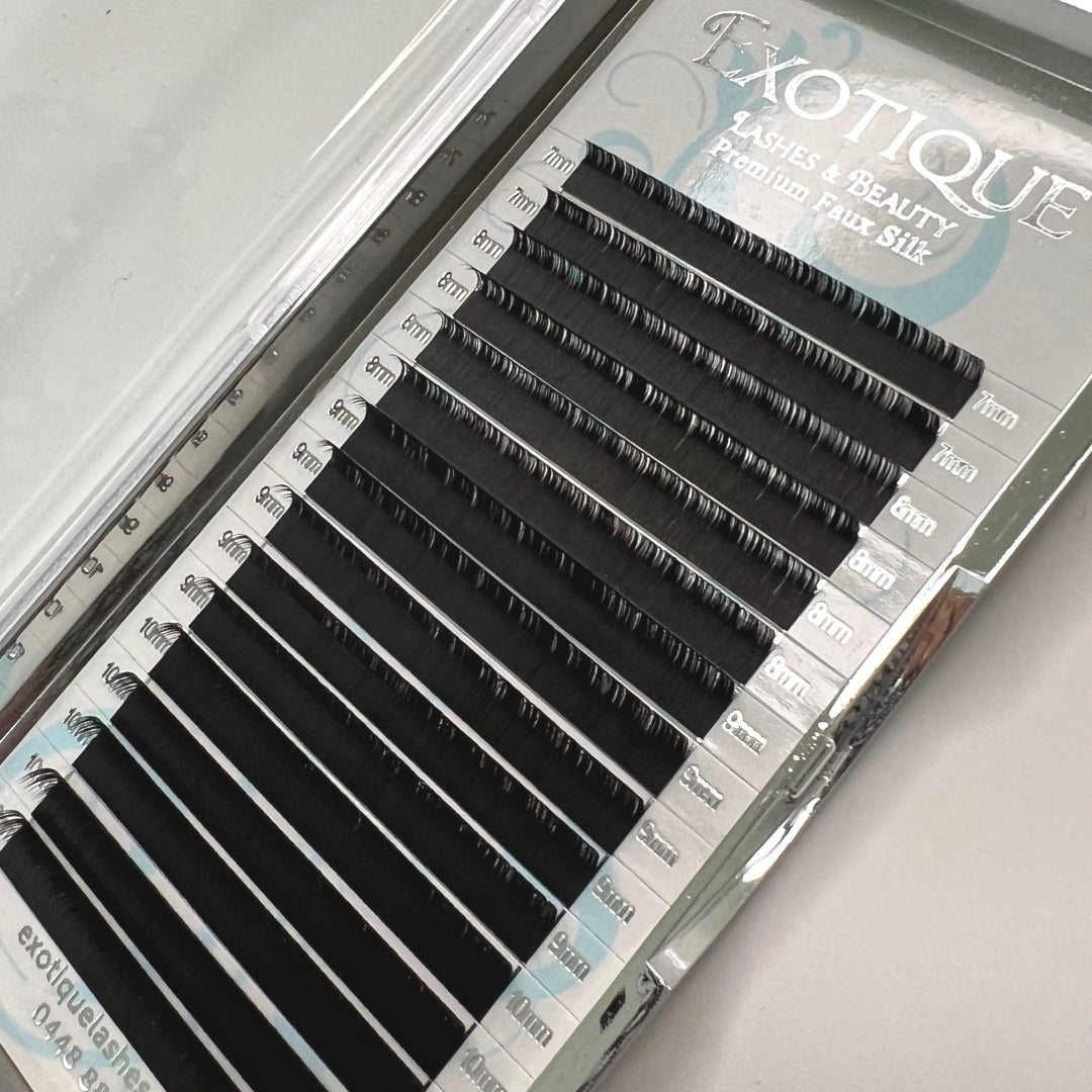 0.15 LC or LD Curl Premium Mixed Lash trays. Small Sizes and larger Size Trays. - Exotique Lashes