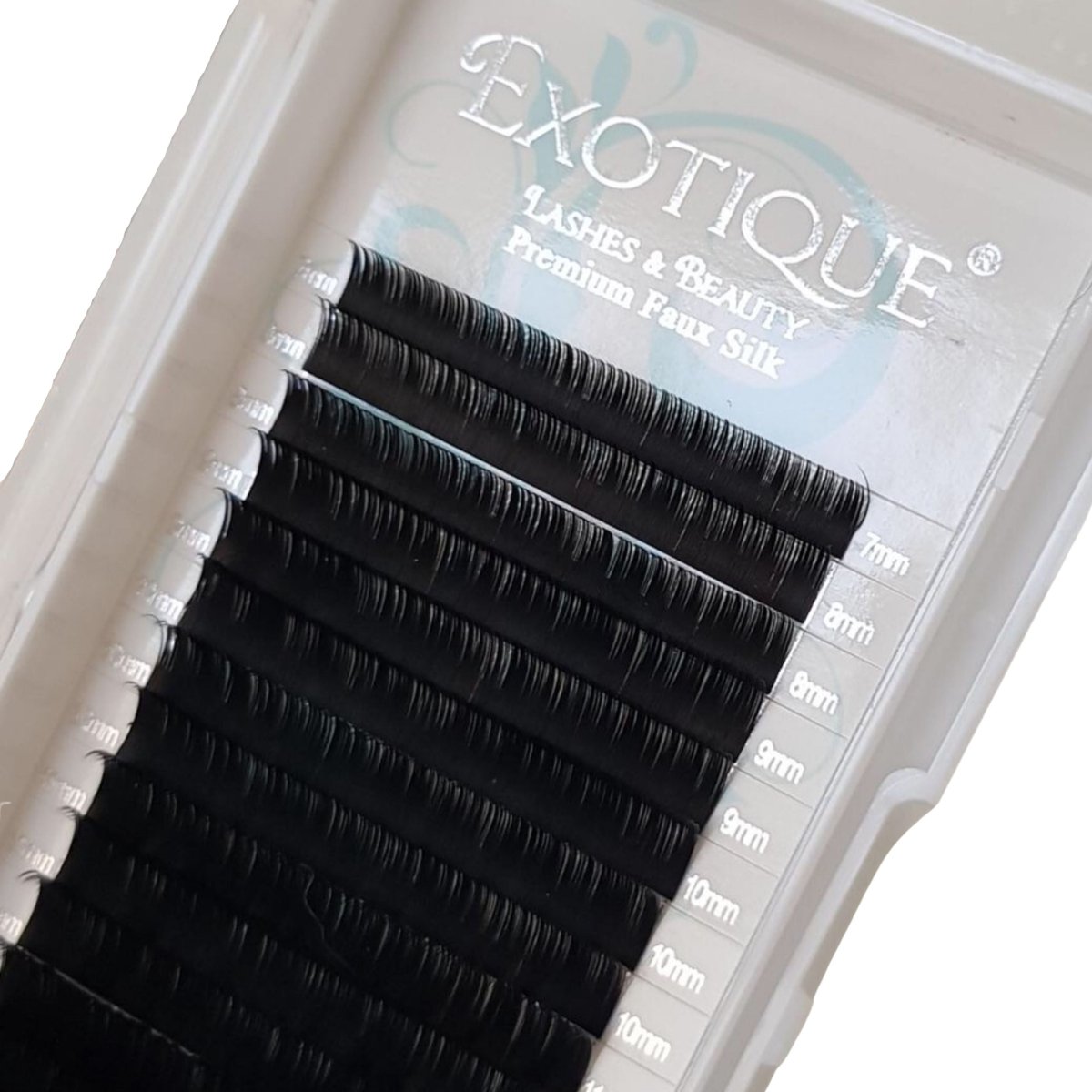 0.15 Mixed Lash Trays B, C or D Curl Premium PBT Fibres - Exotique Lashes