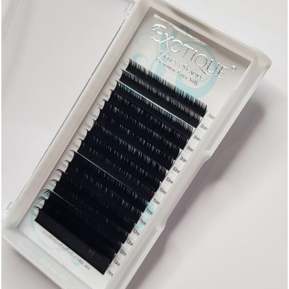 0.18 B, C or D Curls Mixed length Lash Trays 7mm - 14mm by Exotique Lashes - Exotique Lashes