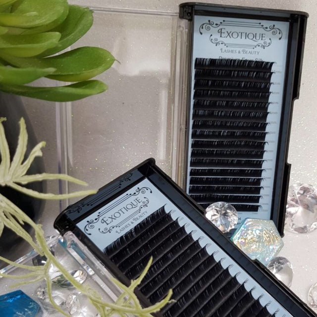 0.20 Lash Trays B, C or D Curl ON SALE, Single length Trays - Exotique Lashes