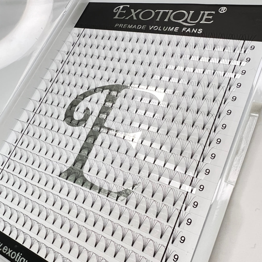 3D, 4D or 5D Heat Bonded Premades 0.07s - Exotique Lashes