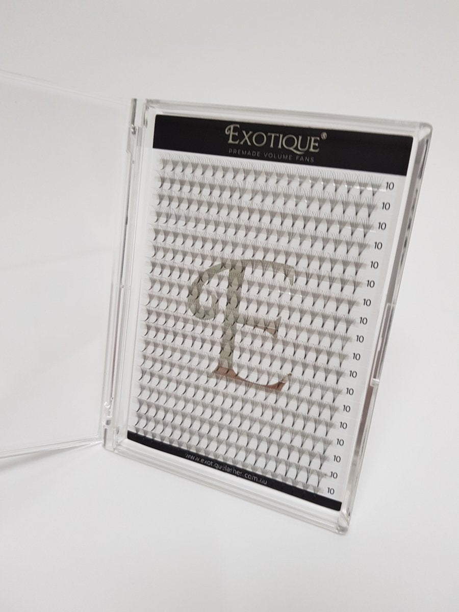 6D Pro Made Fans Extra Large Tray 0.05 C or D Curls - Exotique Lashes