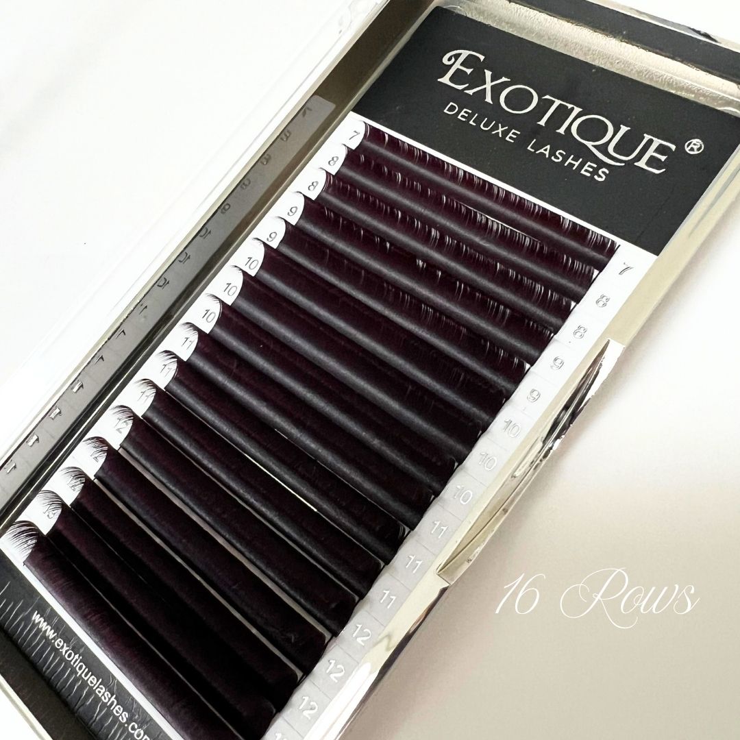 0.15 Classic Flat lashes Light Brown or Dark Brown CC Curl