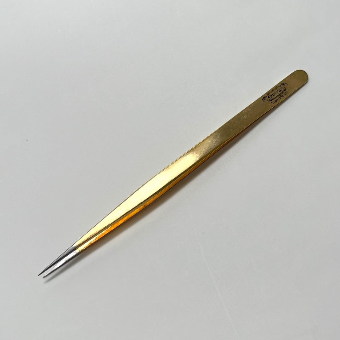 Tweezer Straight , Long Fine Handle