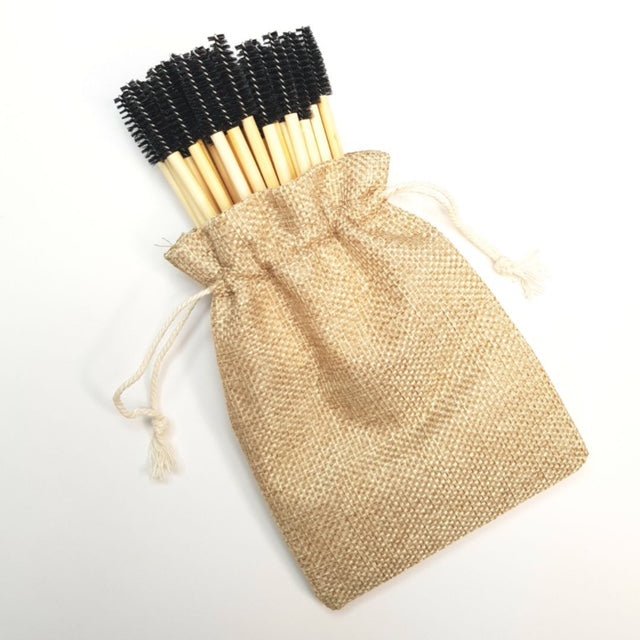 Bamboo Mascara Wands Pink or Black 50 per Bag - Exotique Lashes