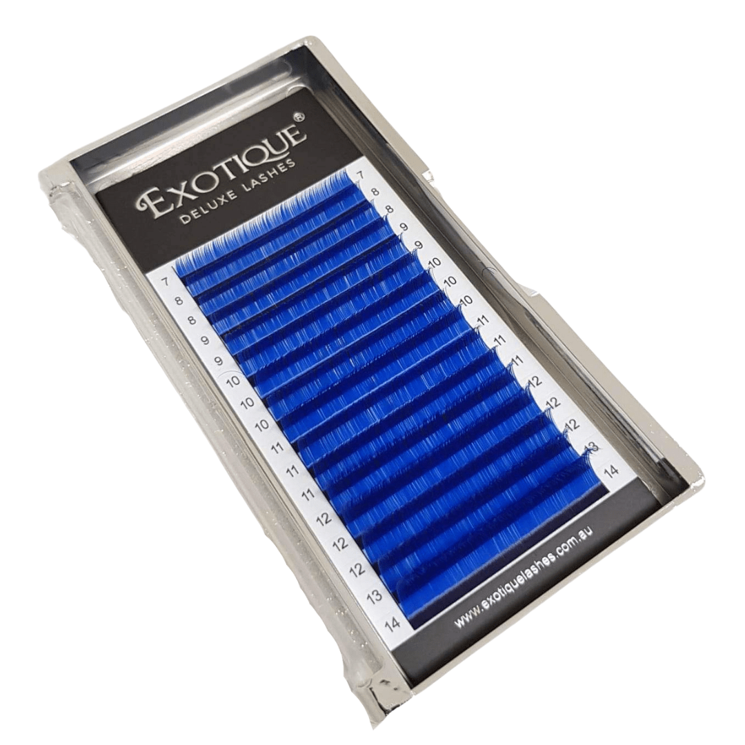 Blue 0.07 Lash Trays Mixed Lengths CC Curl - Exotique Lashes