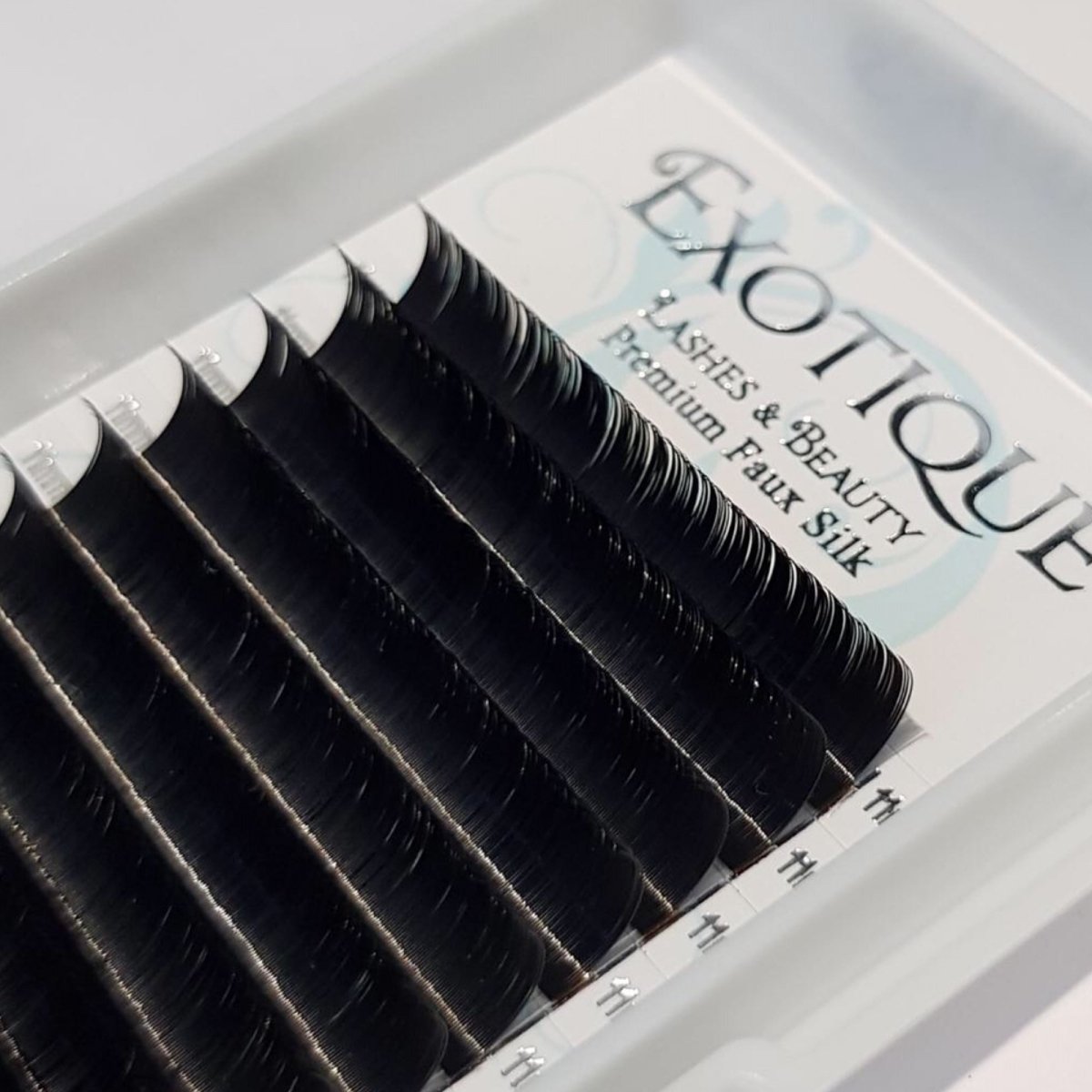 Classic Lashes 0.15, 0.18 and 0.20 Single Length Lash Trays B, C and D Curls - Exotique Lashes