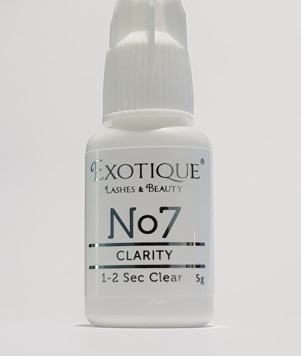 Clear Lash Glue - Clarity No7 Eyelash Extension Glue 1-2 sec