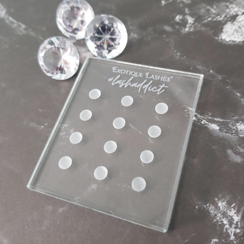 Glass Glue Dot Tile - Lash Addict by Exotique Lashes