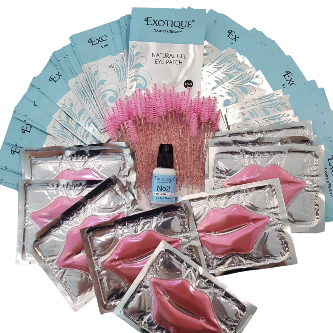 Lash Pad and Lipmask Bundle, PADDED and PAMPERED - Exotique  Lashes