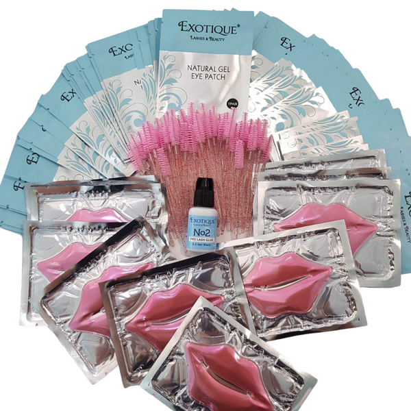 Lash Pad and Lipmask Bundle, PADDED and PAMPERED